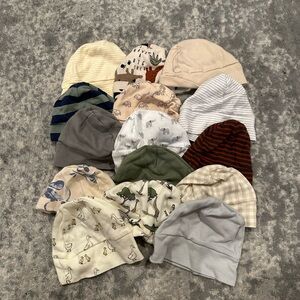 Newborn 15pc Baby Hat Bundle
